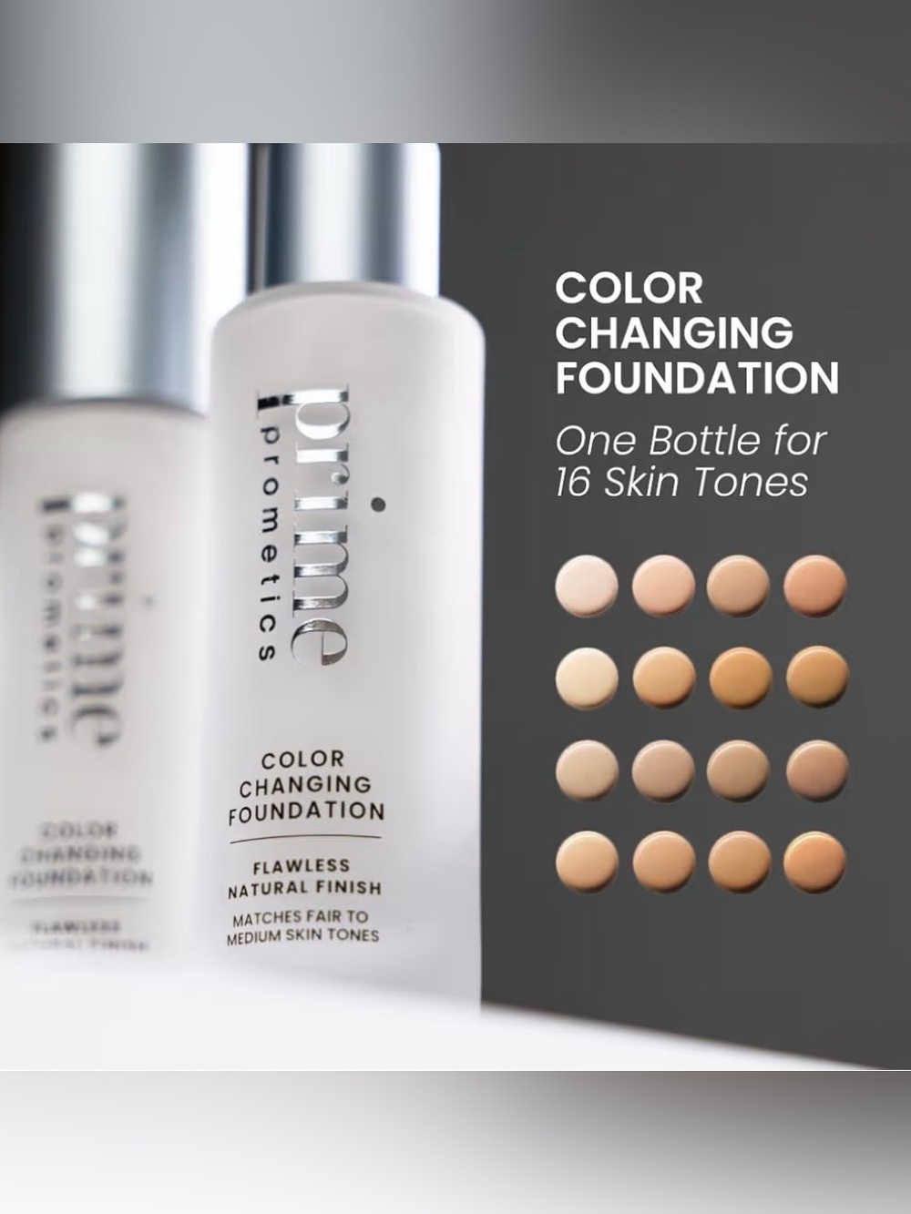 Prime Cosmetics Color Changing Foundation - Picture 2 of 6